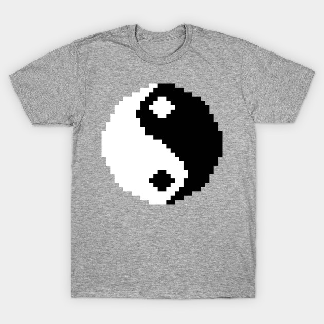 Yin Yang Pixel Art (8-bit) by Zaerisfade